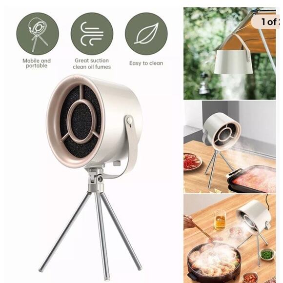 Desktop Range Hood - Portable Exhaust Fan 3 speeds - Picture 8 of 11